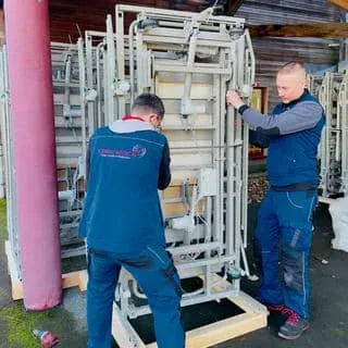 Livraison, Installation