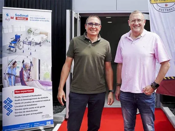 Dirigeants Sodimat Médical — Yannick et Pierre