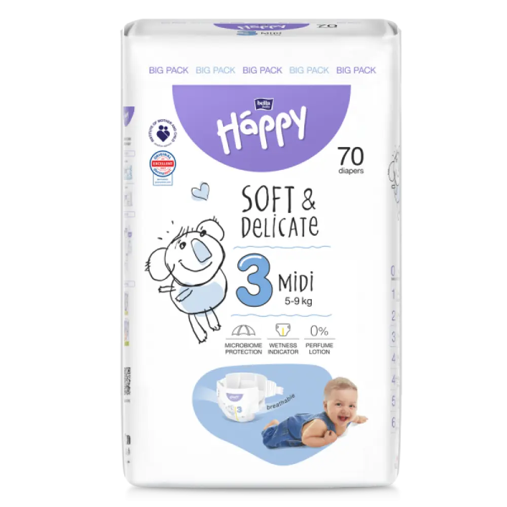 images des couches Happy taille 3