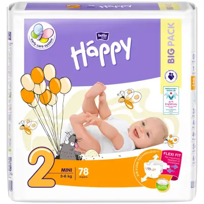 images des couches Happy taille 2