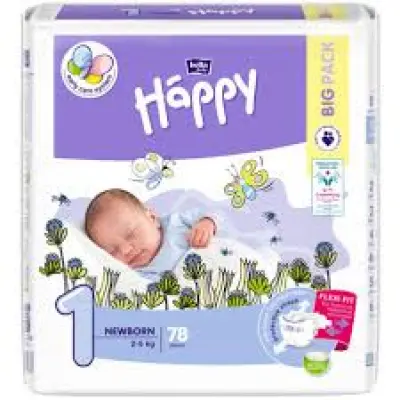 images des couches Happy taille 1