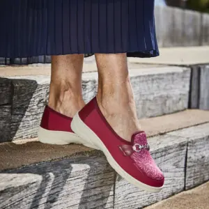 Chaussure Mocassin CHUT Podowell MAGIK D'ÉTÉ Rouge
