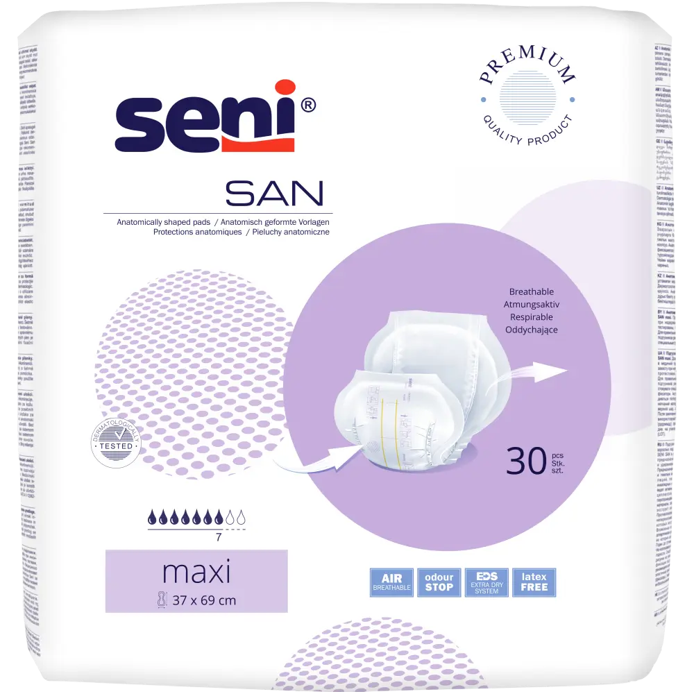 images du paquet et l'unité pour le SAN SENI MAXI