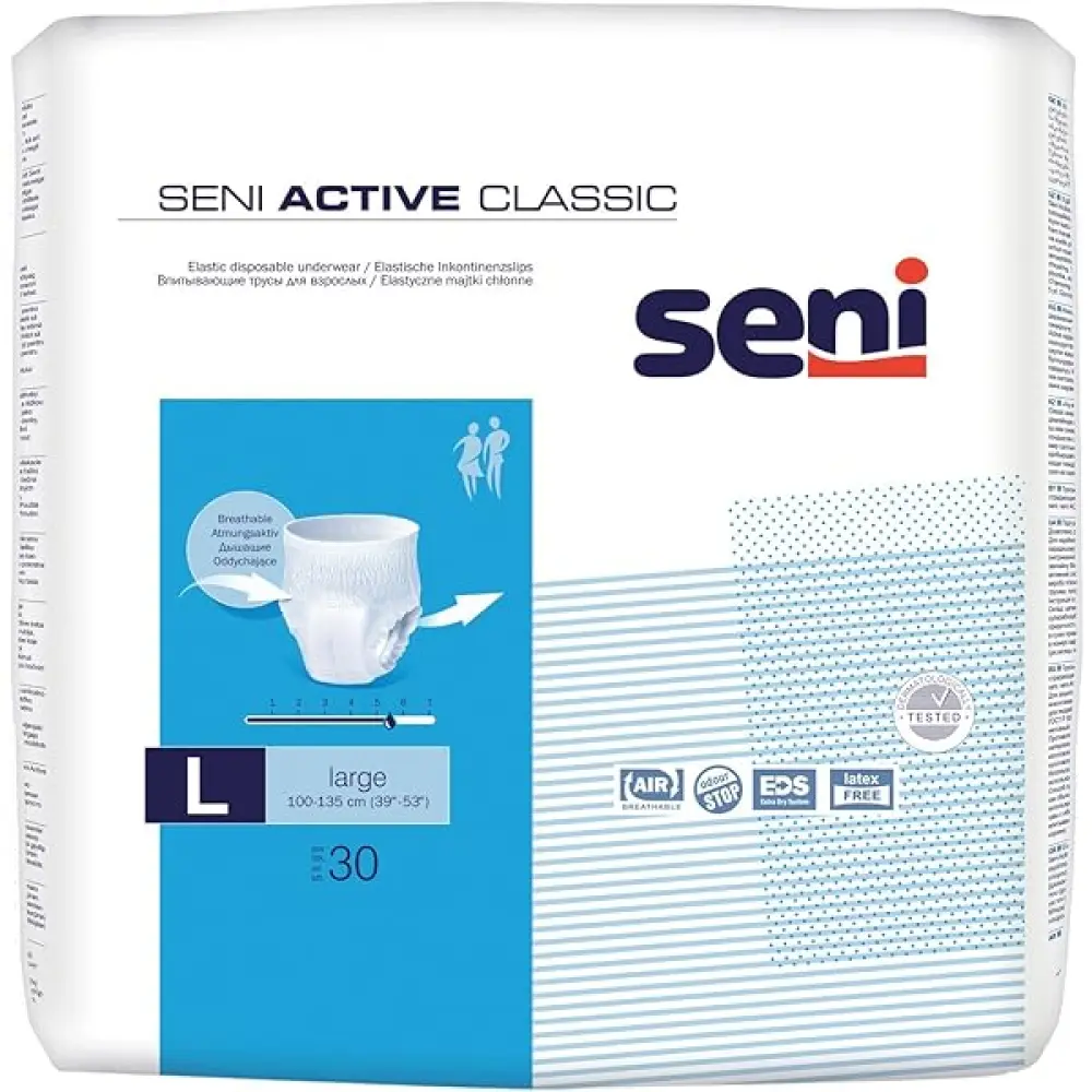 images du paquet et l'unité pour le SENI ACTIVE CLASSIC LARGE