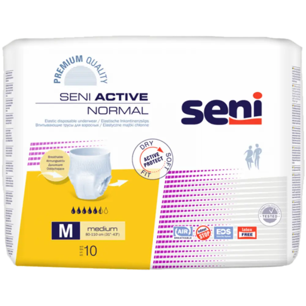 images du paquet et l'unité pour le SENI ACTIVE NORMAL M
